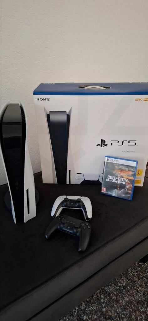 playstation 5 Disc Edition (allereerste model PS5), Spelcomputers en Games, Spelcomputers | Sony PlayStation 5, Zo goed als nieuw