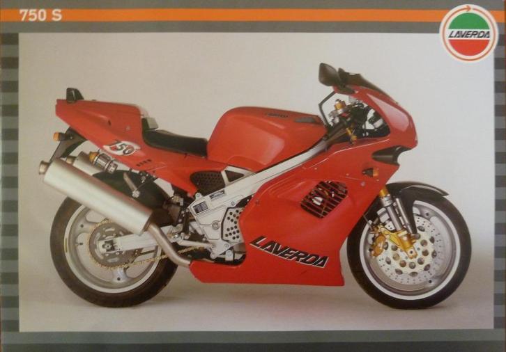 Folder LAVERDA 750 S 1997, Motoren, Handleidingen en Instructieboekjes, Overige merken, Ophalen of Verzenden