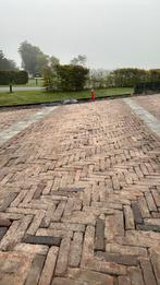 Oude gebakken klinkers waaltjes 15m2, Tuin en Terras, Tegels en Klinkers, Ophalen of Verzenden, Gebruikt, 10 m² of meer, Klinkers