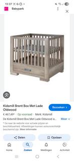 Box + matras + hoeslaken - Zeer goede staat kidsmill brent, Ophalen of Verzenden