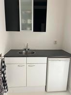 Pantry keuken incl. koelkast - Zelf demonteren, Huis en Inrichting, Ophalen, Gebruikt, Wit, Enkelwandige keuken