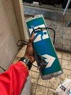 Nooduitgang bord met stekker, Doe-het-zelf en Verbouw, Bouwverlichting, Ophalen, Gebruikt, Minder dan 50 watt, Lamp met armatuur
