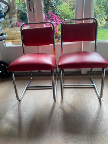 Rode gispen - like stoelen