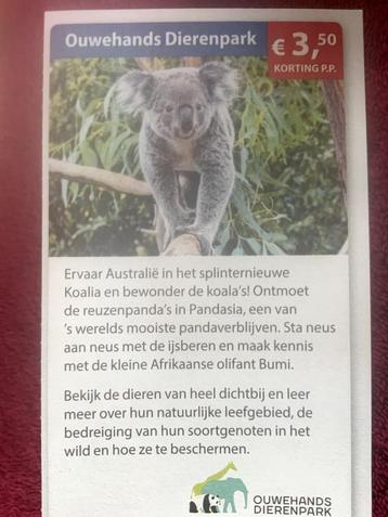 Ouwehands Dierenpark in Rhenen Voordeelbon beschikbaar voor biedingen