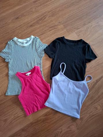 4 shirts maat XS / S New Yorker H&M  beschikbaar voor biedingen