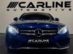 Mercedes-Benz C-klasse 200 AMG LINE PANORAMA ACC KEYLESS CAM, Automaat, 4 cilinders, Blauw, Bedrijf