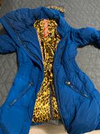 Daite Winterjas Dames S Koningsblauw Pantervoering, Kleding | Dames, Ophalen of Verzenden, Zo goed als nieuw, Maat 36 (S), Blauw