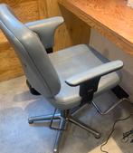 Kappersstoel, Ophalen, Overige materialen, Gebruikt, Blauw