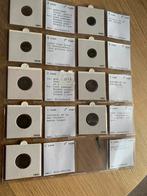 Pagina halve en hele centen, Wilhelmina, Postzegels en Munten, Ophalen of Verzenden, Nederland, Munten