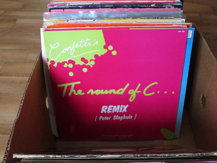 early house/italo/newbeat /disco/electronic vinyl collectie, Cd's en Dvd's, Vinyl | Dance en House, Zo goed als nieuw, Disco, 12 inch