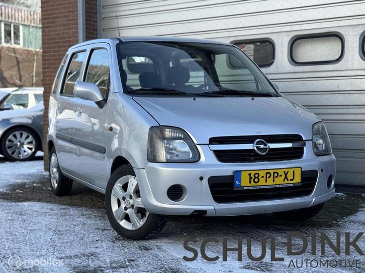 Opel Agila 1.2-16V Maxx AIRCO|ELEKTRISCHE RAMEN|TREKHAAK, Auto's, Opel, Bedrijf, Te koop, Agila, ABS, Airbags, Airconditioning