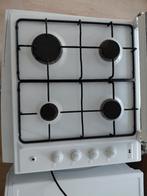4 pits gasstel, Witgoed en Apparatuur, Kookplaten, Gebruikt, Gas, Vrijstaand, 4 kookzones