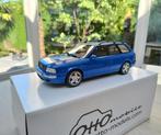 Audi RS2 Avant (B4) 1:18 - Nogaro Blue - 1994 - OT091 OttO, Ophalen of Verzenden, Zo goed als nieuw, Auto, OttOMobile
