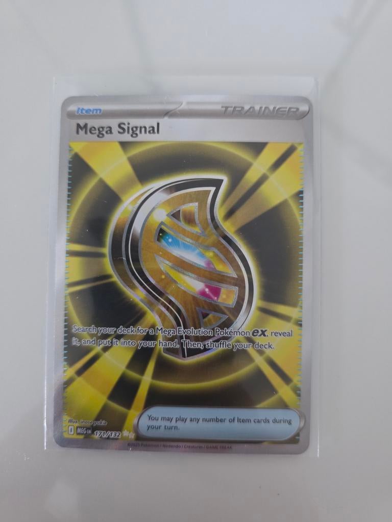 Pokemon Mega Signal 171/132 Mega Evolution, Ophalen of Verzenden, Losse kaart