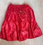 Rode Carnaval Rok met Hoofdband, Maat 38/40 (M), Carnaval, Ophalen of Verzenden, Zo goed als nieuw