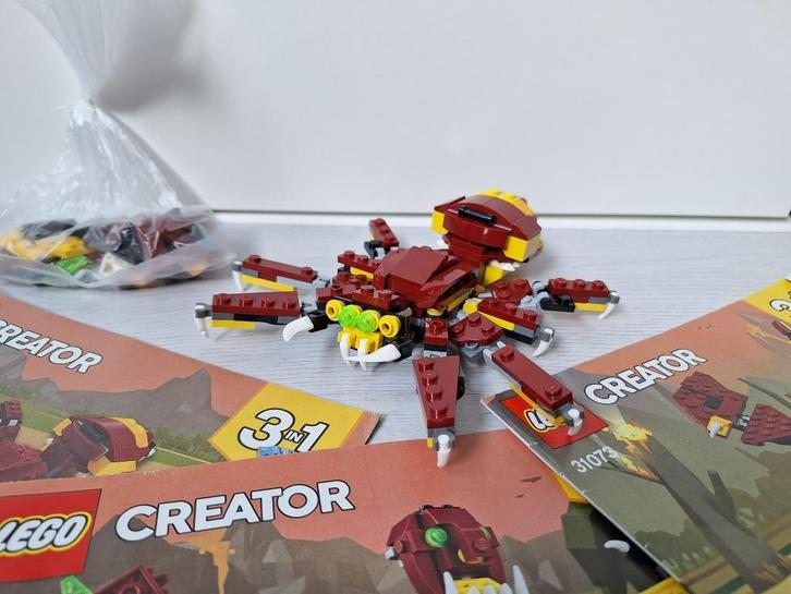 LEGO Creator 3-in-1 31073 Mythische wezens, Kinderen en Baby's, Speelgoed | Duplo en Lego, Gebruikt, Lego, Complete set, Ophalen of Verzenden
