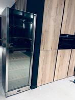 Luxe wijn klimaatkast Smeg (2 zones), Ophalen, Zo goed als nieuw, 75 cm of meer, 25 flessen of meer
