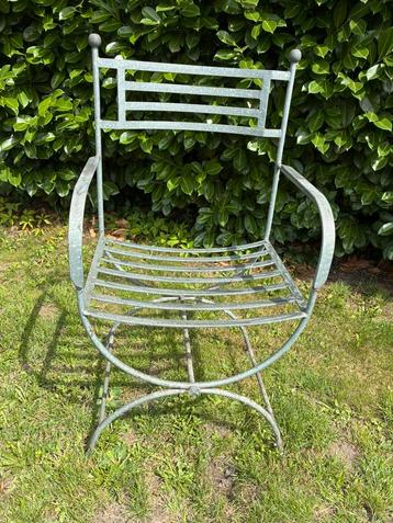 Brocante tuinstoelen (6 stuks). beschikbaar voor biedingen