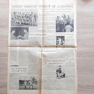 XERXES verovert opnieuw de Landstitel 18 juni 1962 beschikbaar voor biedingen