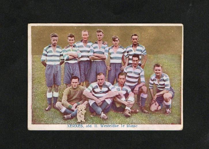Voetbalplaatje Xerxes Rotterdam Jaren 20/30., Verzamelen, Overige Verzamelen, Zo goed als nieuw, Ophalen of Verzenden