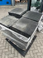 Rubberen tegels 50 x 50 x 2,5 cm met vlekjes mat matten, Tuin en Terras, Mat, Gebruikt, Overige typen, Rubber