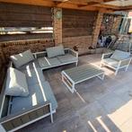 Loungeset aluminium en composiet hout, Tuin en Terras, Tuinsets en Loungesets, Overige materialen, 6 zitplaatsen, Bank, Gebruikt