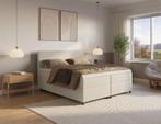 ❗KORTING ❗ Complete Boxsprings vanaf 209,-, Huis en Inrichting, Slaapkamer | Boxsprings, Verzenden, 180 cm, 200 cm, Crème