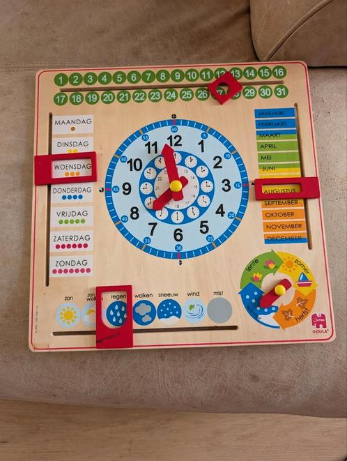 Goula Dagplanbord, Kinderen en Baby's, Speelgoed | Educatief en Creatief, Zo goed als nieuw, Ontdekken, Ophalen