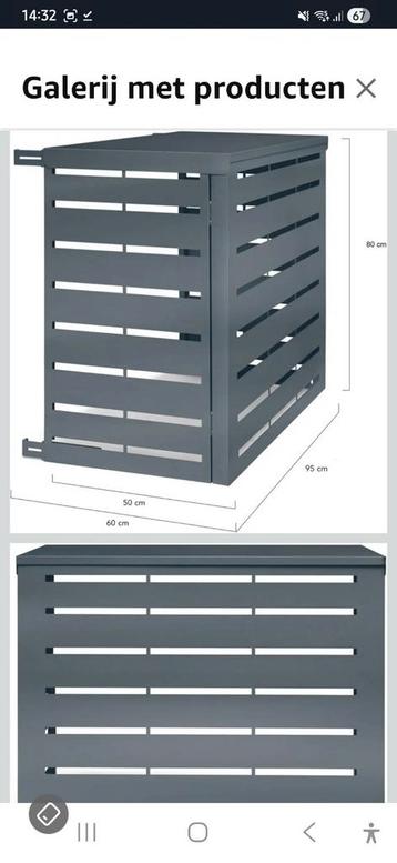 Airco /warmtepomp ombouw metaal, 95-50-80 beschikbaar voor biedingen