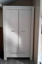 Witte kledingkast met lade., Huis en Inrichting, Kasten | Kledingkasten, Ophalen, Gebruikt, 100 tot 150 cm, 150 tot 200 cm