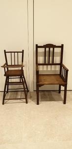 Twee antieke kinderstoeltjes / poppenstoeltjes, Ophalen