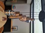 Hippe hanglamp met 5 pitten!, Huis en Inrichting, Lampen | Hanglampen, Ophalen of Verzenden, Zo goed als nieuw, Glas, 75 cm of meer