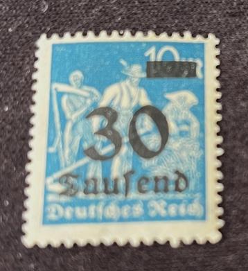 Deutsches Reich 1923 Inflatiezegel 30 dzd op 10  Mark Mi 284 beschikbaar voor biedingen
