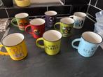 8 mokken, Huis en Inrichting, Keuken | Servies, Ophalen of Verzenden, Zo goed als nieuw, Overige stijlen, Kop(pen) en/of Schotel(s)