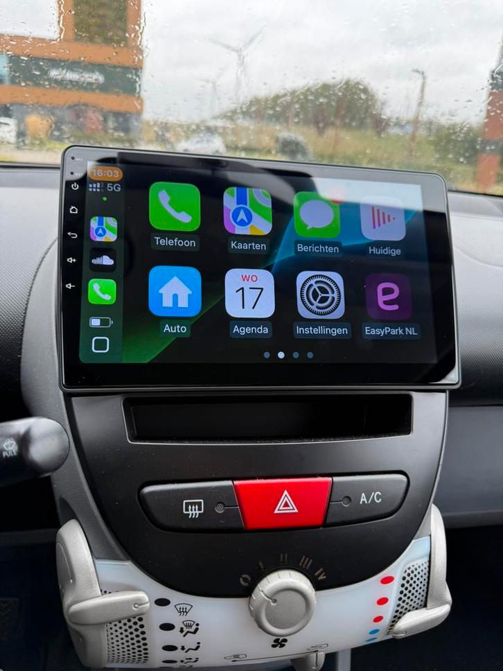Apple Carplay 2+64GB | Peugeot 107/Toyota Aygo/C1 OP LOCATIE, Auto diversen, Autoradio's, Zo goed als nieuw, Ophalen of Verzenden