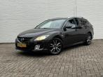Mazda 6 Sportbreak 2.5 S-VT GT-M Cruise control Climate cont, Auto's, 4 cilinders, 6 sportbreak, Leder en Stof, Zwart