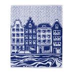 Nieuw, Heinen Delfts Blauw, set van theedoek en keukendoek, Blauw, Ophalen of Verzenden, Industrieweg 7, 3881LB Putten, Info@heinendelftsblauw.nl