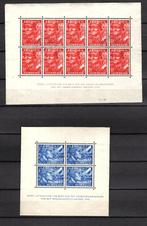 nvph 402b-403b blokken legioenzegels 1942 gebruikt zie scan., Postzegels en Munten, Postzegels | Nederland, Ophalen of Verzenden
