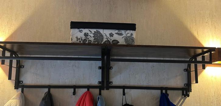 kapstok, Huis en Inrichting, Woonaccessoires | Kapstokken, Gebruikt, Wandkapstok, Minder dan 100 cm, Hout, Ophalen