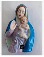 Porseleinen Maria beeld met Jezus, 14 cm hoog, Ophalen of Verzenden