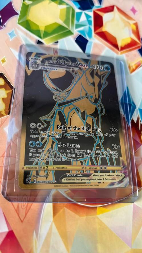Ice Rider Calyrex VMAX TG29/TG30 (Astral Radiance), Hobby en Vrije tijd, Verzamelkaartspellen | Pokémon, Zo goed als nieuw, Losse kaart