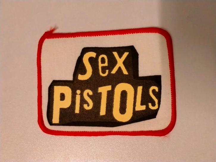 Sex Pistols Sid Vicious rock punk vintage logo patch embleem, Verzamelen, Muziek, Artiesten en Beroemdheden, Nieuw, Kleding, Ophalen of Verzenden