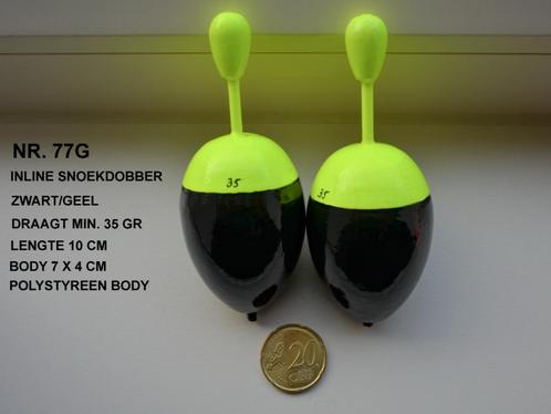 SNOEKDOBBER INLINE HANDBUILT NR. 77G / 35 gram, Watersport en Boten, Hengelsport | Roofvissen, Nieuw, Dobber of Lood, Ophalen of Verzenden