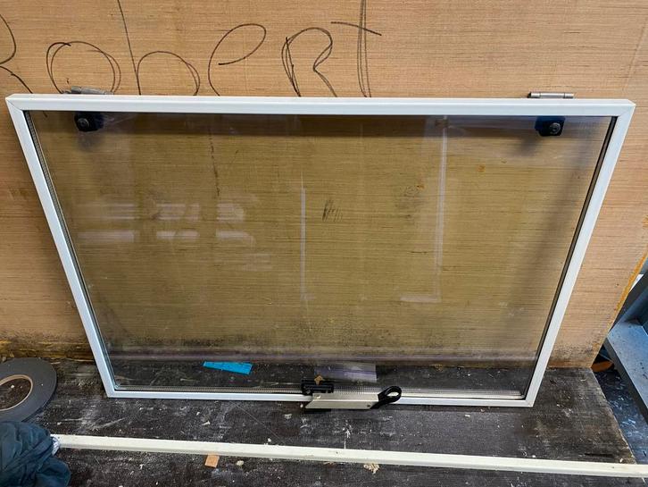 Klepraam ruit hardglas raam, Doe-het-zelf en Verbouw, Glas en Ramen, Zo goed als nieuw, Gevelraam of Ruit, Ophalen