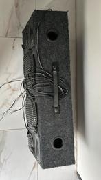 Grote  speakerbox  stereo 3weg systeem, Auto diversen, Ophalen of Verzenden, Gebruikt