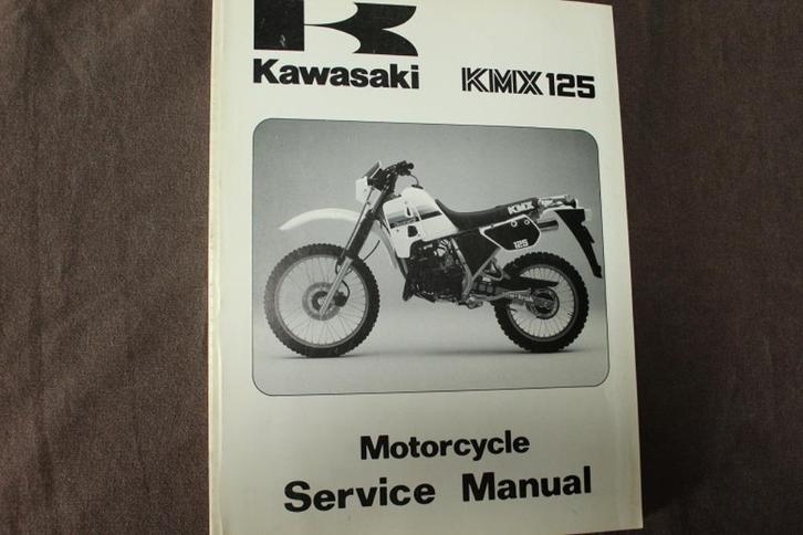 Kawasaki KMX125 1986- 1995 motorcycle service manual KMX 125, Motoren, Handleidingen en Instructieboekjes, Kawasaki, Ophalen of Verzenden