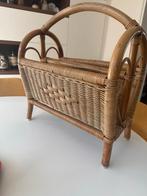 Vintage Rotan Lectuurbak/Tijdschriftenbak, Huis en Inrichting, Woonaccessoires | Krantenbakken en Lectuurbakken, Ophalen of Verzenden