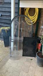 Papegaai kooi, Ophalen of Verzenden, Gebruikt, Metaal, Vogelkooi