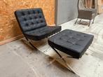 Barcelona chair & hocker, Ophalen, Gebruikt, 75 tot 100 cm, Metaal