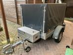 Aanhangwagen met huif en gereedschapskist  IN NIEUWSTAAT, Ophalen, Gebruikt